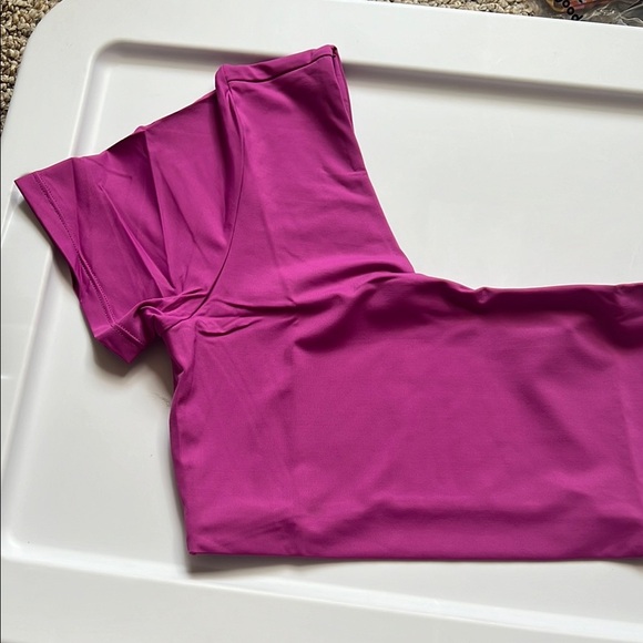 NWT Toast Swim One Shoulder Top - Picture 2 of 5